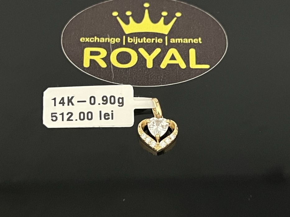 Bijuteria Royal CB : Pandant aur 14k 0,90 grame