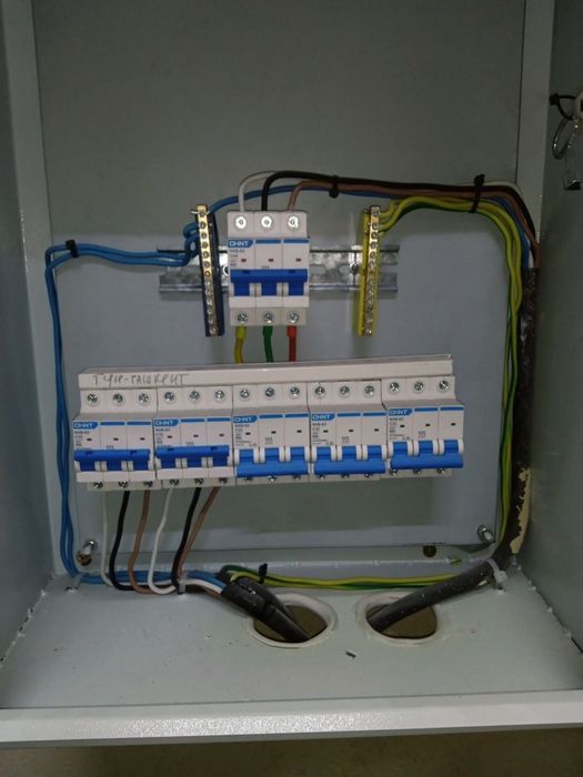 Электрик, Любой Район. 24/7 Круглосуточно, силовых выключателей и конт