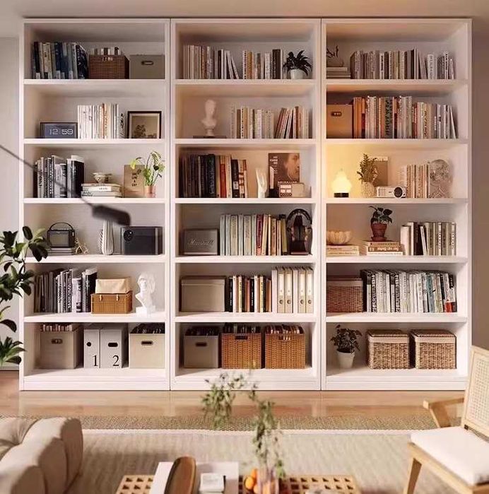 Прочный металлический книжный шкаф/Ko‘p qavatli po‘lat kitob javoni