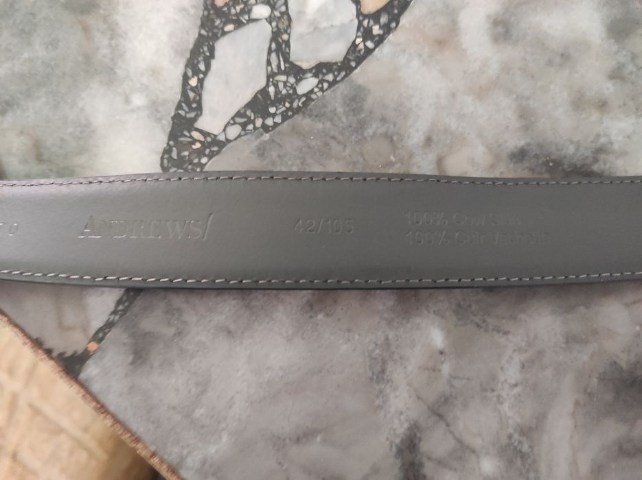 Andrews колан от 100% естествена телешка кожа 42/105