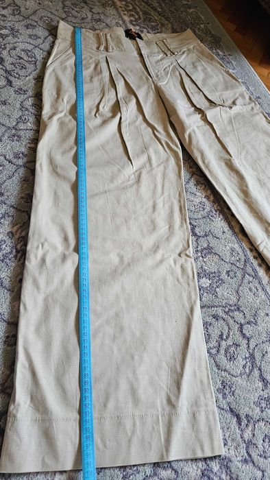Pantaloni Wide-Leg Urban Outfitters - Bej Natural | Arată Impecabil!