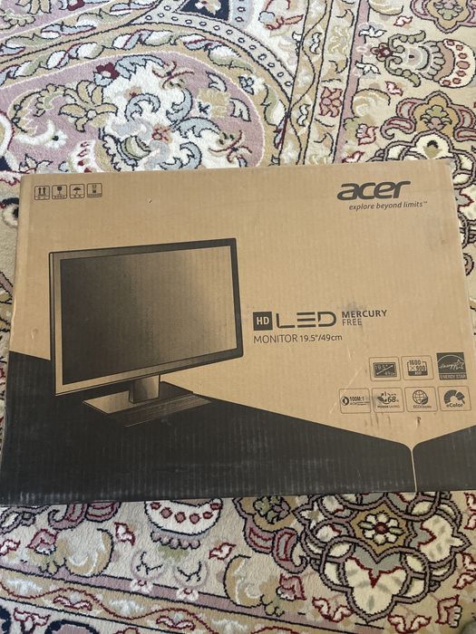 Монитор  acer диоганал 19,5»/49см