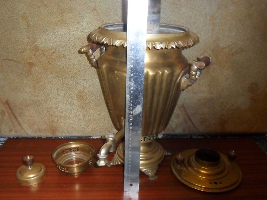 Самовар Баташевъ, Рюмка, 8 литров, дореволюционный