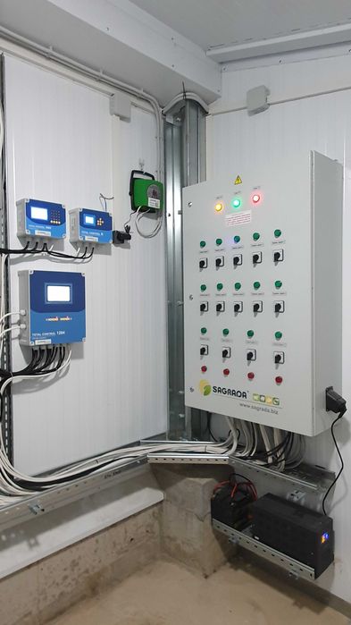 Гофра панели и автоматический климат-контроль для охлаждения птичников