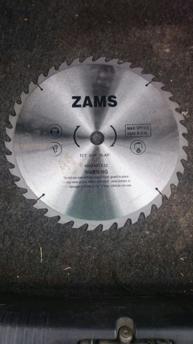 Panza circular de lemn zams 400x40Tx32