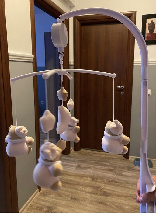 Carusel Pentru Patut Bebelusi Puccio Roz Nanan