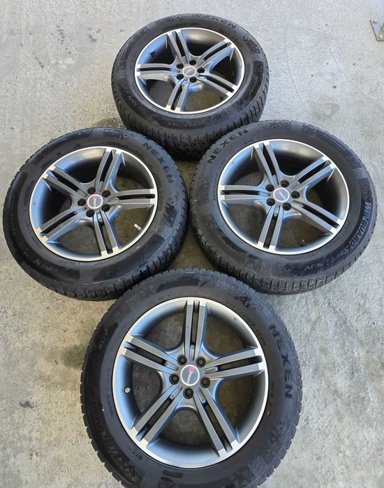 Оригинални алуминиеви джани с гуми 17",5х100/Субару