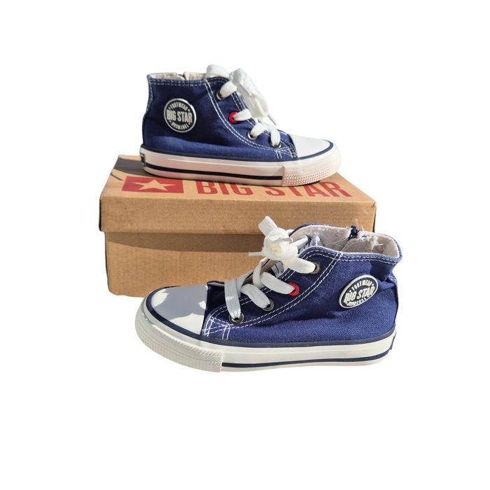 Teniși 27 Big Star baieti, fete,  unisex,  bleumarin, stare impecabilă- ca noi, in cutia originală