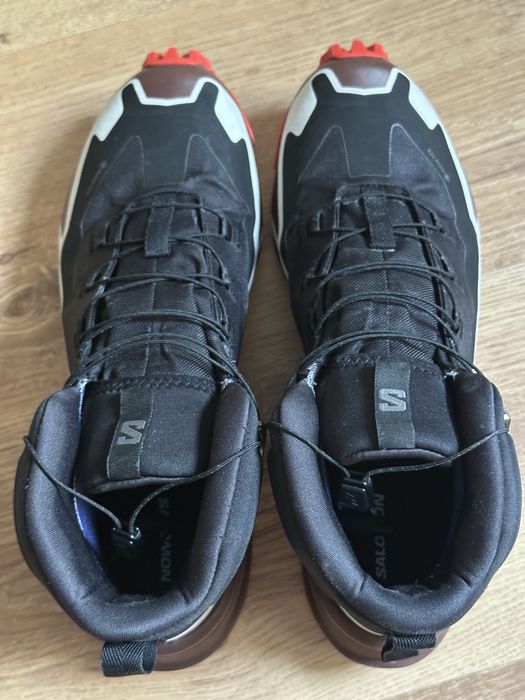Ghete Salomon Cross Hike Mid Gtx 2 marime 42 impermeabili GORE-TEX hiking trekking drumetii munte zapada iarna 3 sezoane