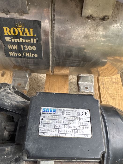 Hidrofor(motor si vas presiune24 l)+presostat si alte piese