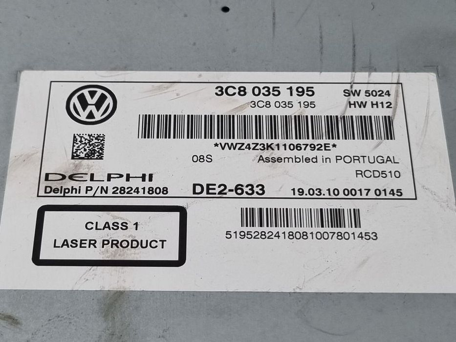 Navigatie Volkswagen Tiguan 5N 2007 - 2011 (1481) 3C8035195