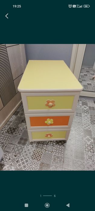 Детско легло + гардероб + скрин