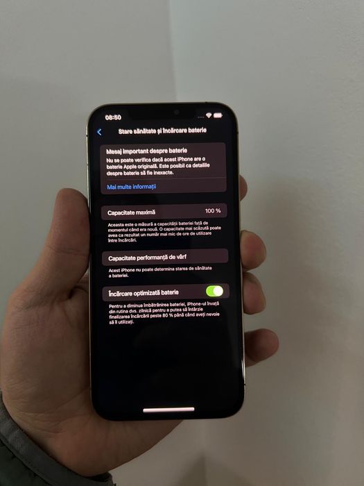 iPhone 12 Pro Max 128GB Gold 100% baterie