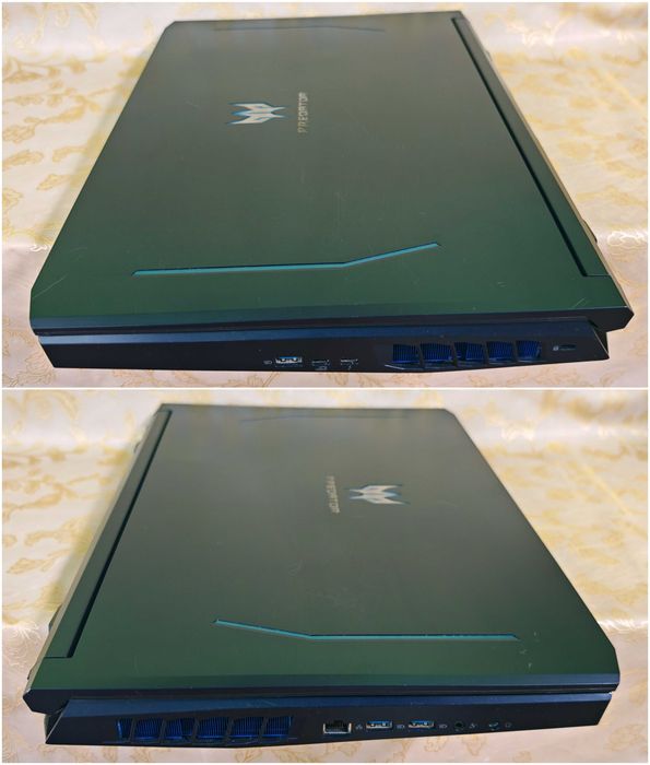 RTX 2080 8GB 190W/Intel Core i7-9750H/17.3 G-SYNC 144Hz IPS/16GB RAM/512GB SSD NVMe+1TB HDD/ Acer Predator Helios 700 геймърски лаптоп gaming laptop