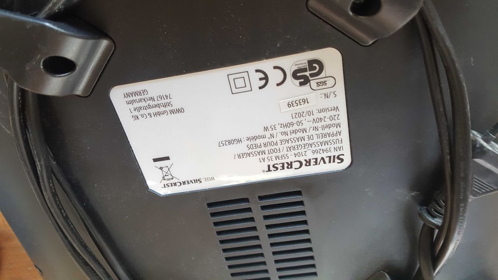 lot produse DEFECTE , aparat masaj , aeroterma,fier calcat cu aburi