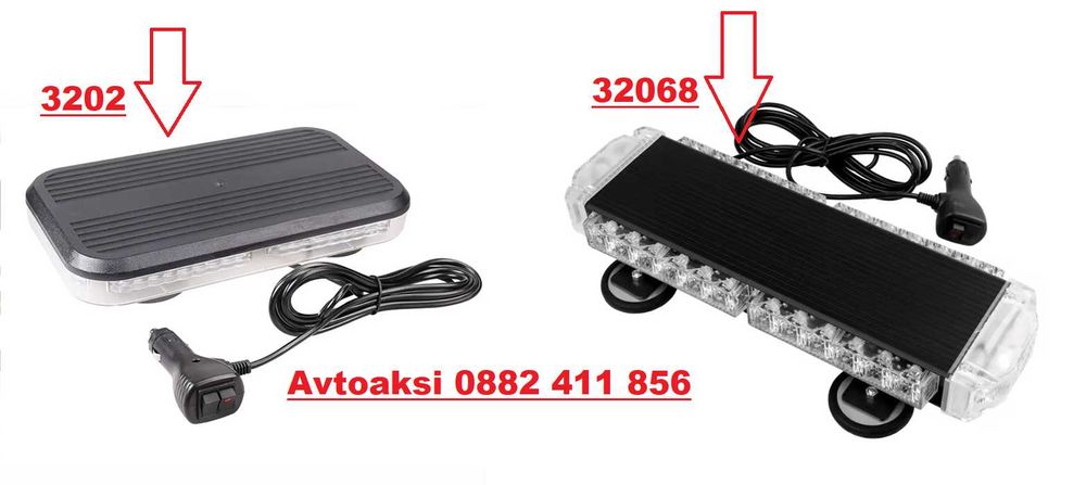 Сигнална Лампа Магнитна диодна 2-ва модела 12/24V