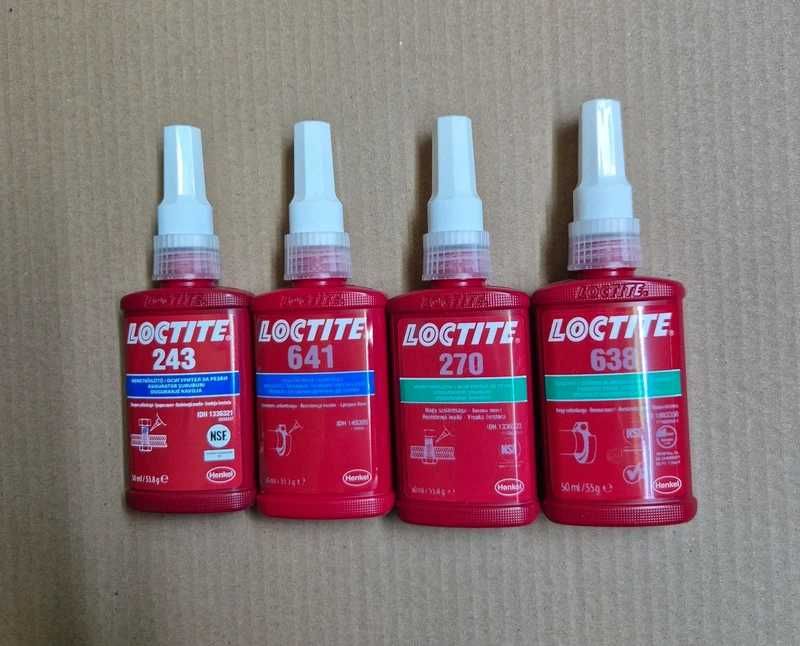 Loctite 243 + Loctite 270 + Loctite 641 + Loctite 638