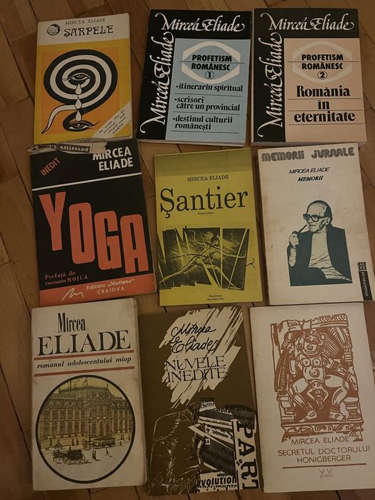 Carti diverse Mircea Eliade -romane, memorii