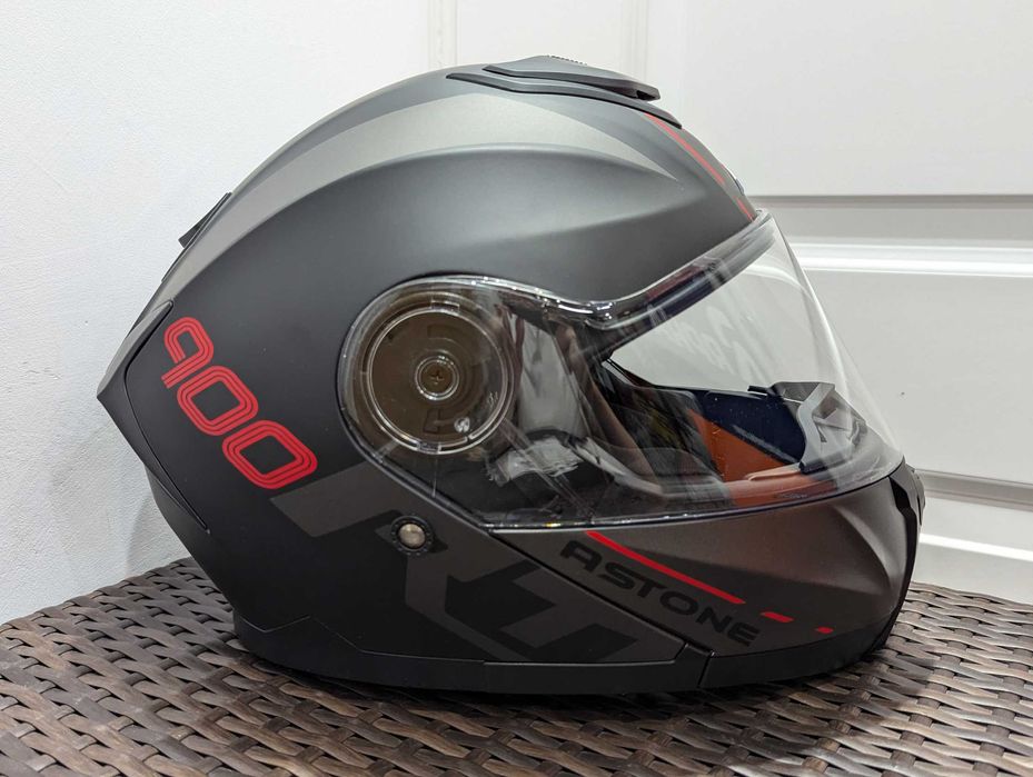 Casca moto Astone RT 900, marime M - flip-up, ochelari de soare