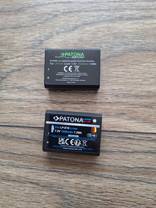 Baterii Canon LP-E17, LP-E10, LP-E8, LP-E6