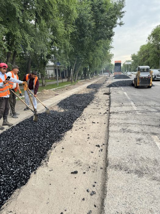 Асфальтирование дворов, ангаров