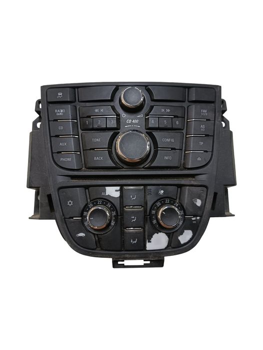Climatizare/ Panou Cd Player Opel Astra J P10 2009 - 2015 13343707 13