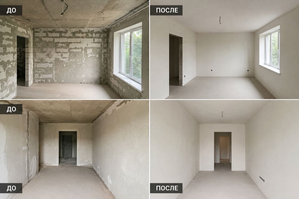 Ремонтные работы , Левкас покраска