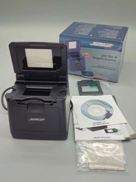 2в1 USB скенер за диапозитиви и негативи (35mm) Somikon,дигитализиране