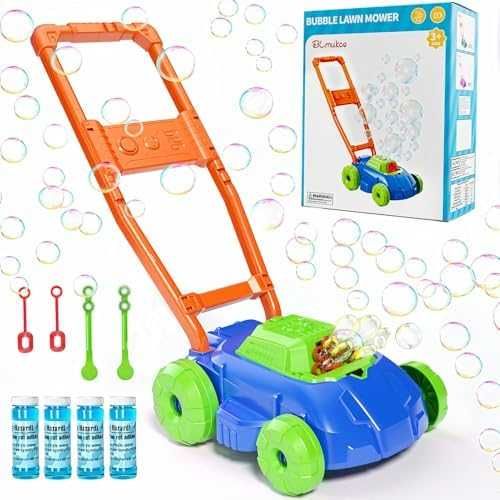 Нова Автоматична машина за сапунени балони мехурчета детска косачка синя играчка дете