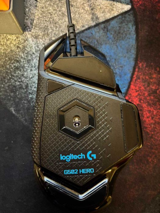 Гейминг мишка Logitech - G502 Hero, оптична, черна