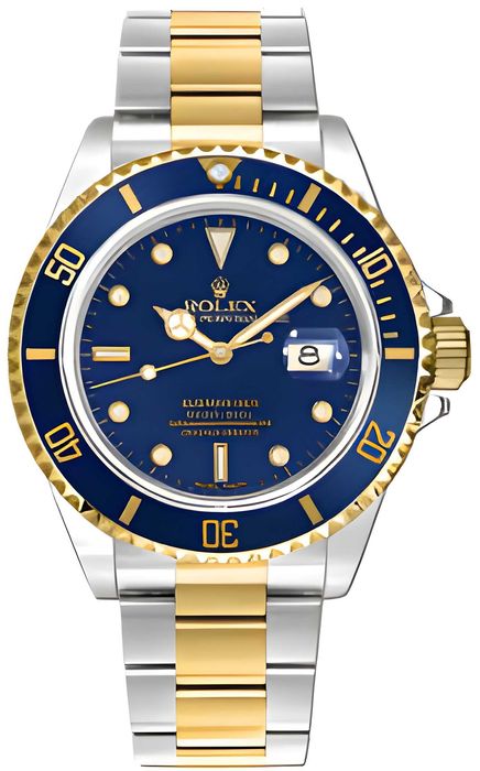 ROLEX Oyster Submariner Date Bluesy 16613LB - Blue, Gold&Steel