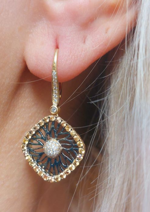 Продам золотые сережки