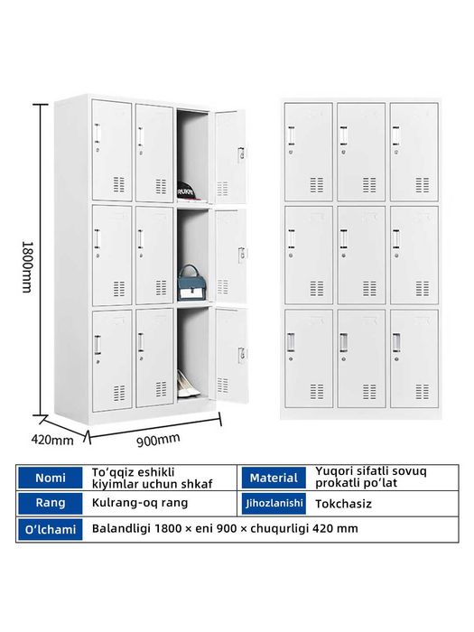 Шкаф для переодевания/Шкаф для одежды/Шкаф для хранения