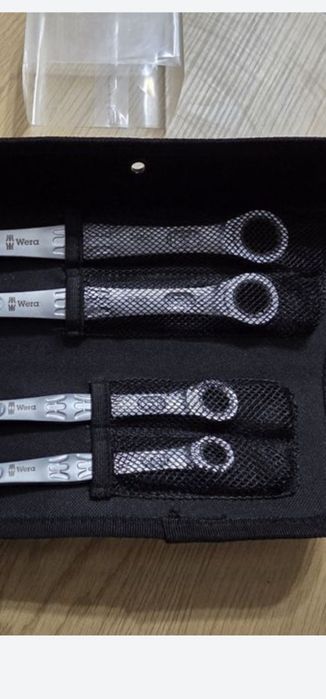 Set 4 chei combinate cu clichet WERA JOKER 6000