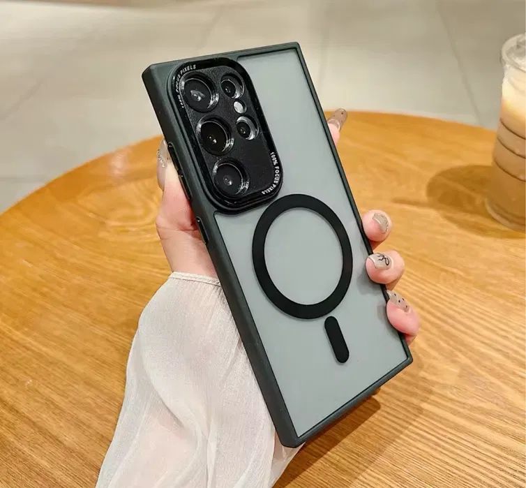 Husa Folie PC Fashio Magsafe Samsung S24 S25 PLUS ULTRA S23 PLUS ULTRA