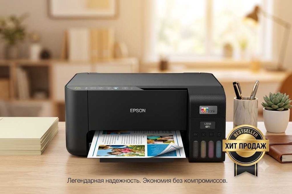 МФУ принтер Epson EcoTank L3250 А4 Оригинал !!!