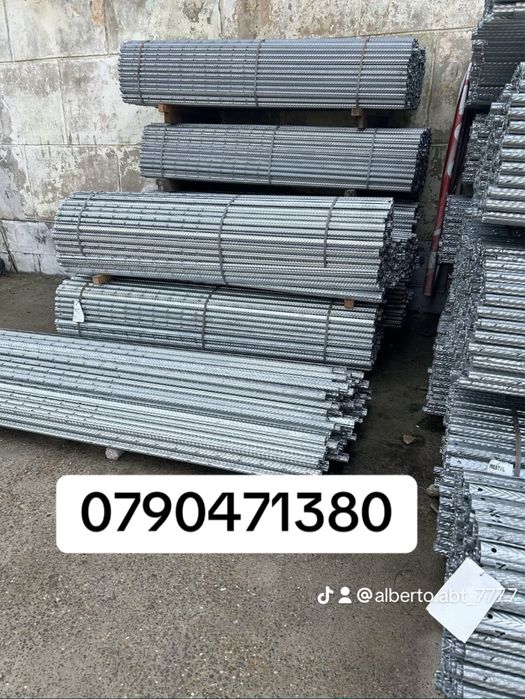 Spalieri zincați stâlpi metalici