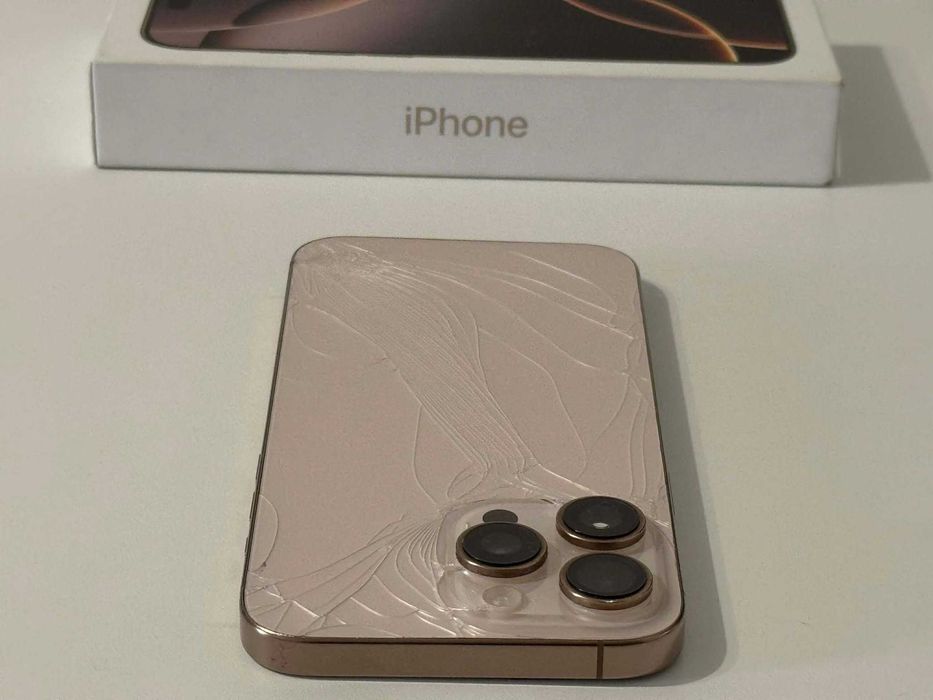 Бартер! iPhone 16 Pro Max Desert Titanium (Златен) 93%