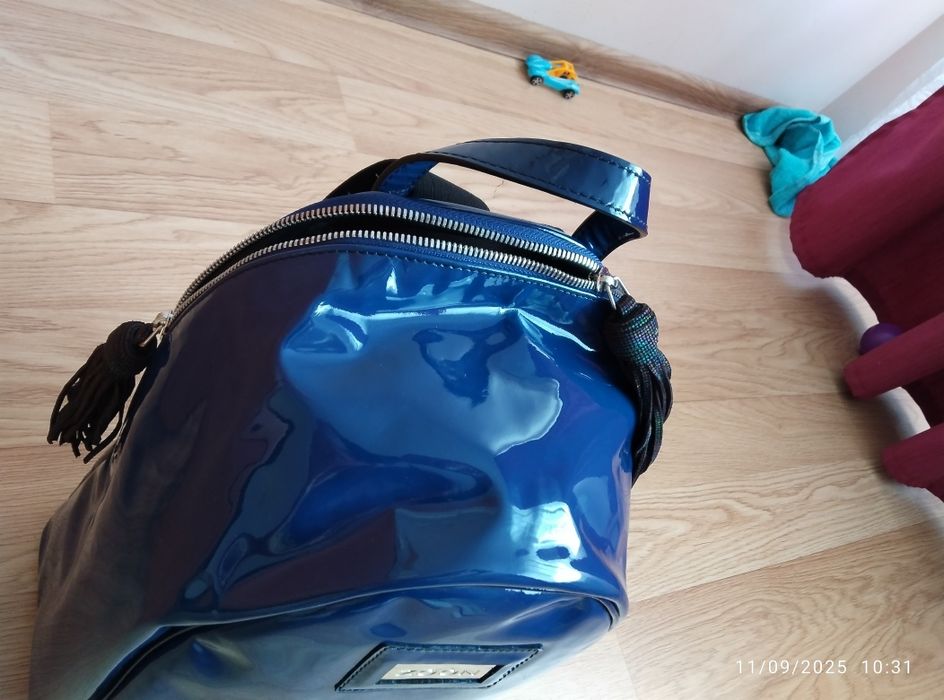 Rucsac/ghiozdan piele lacuita zoon