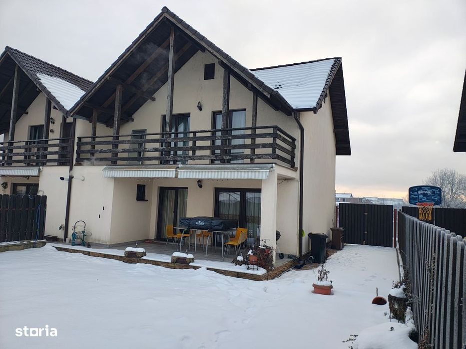 Casă duplex, 4 cam, teren 315 mp, 83 mp + terasa 33 mp, utilat