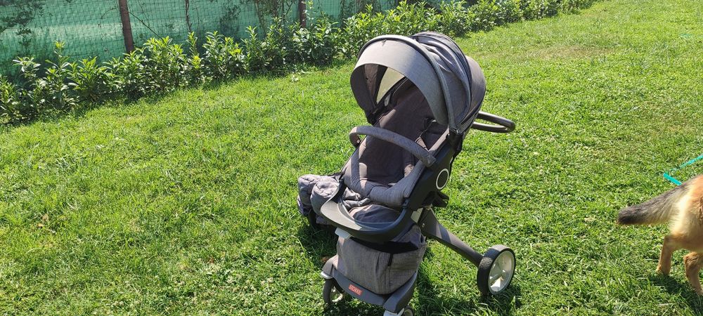 Stokke® Xplory® X + бебешки кош - цвят Modern Grey