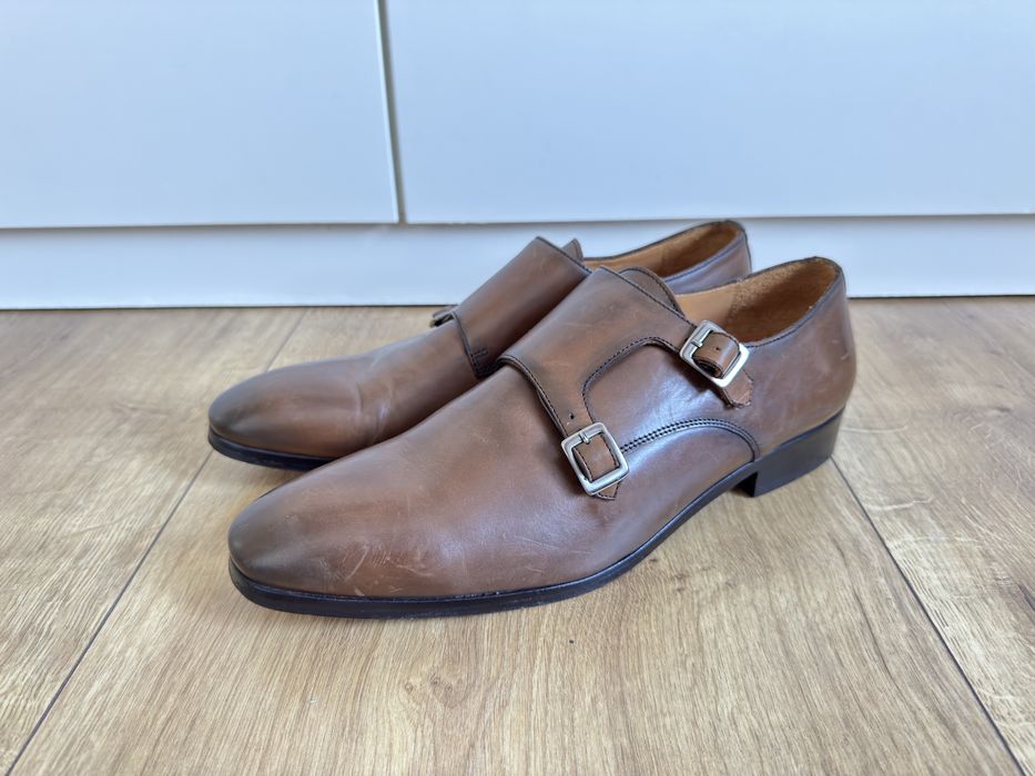 Brett & Sons – Естествена кожа, Double Monk Strap