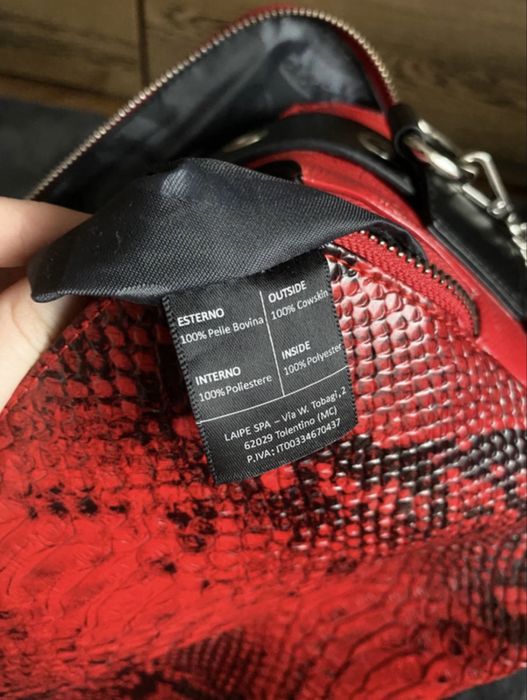 Geanta din piele naturala de vacă Baldinini