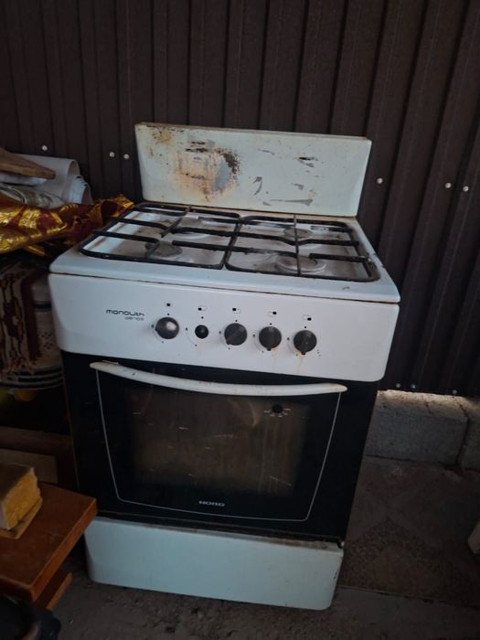 Газ плита сатылады колданылган