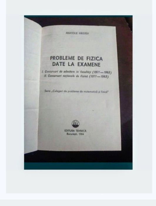 Probleme de fizica date la olimpiade