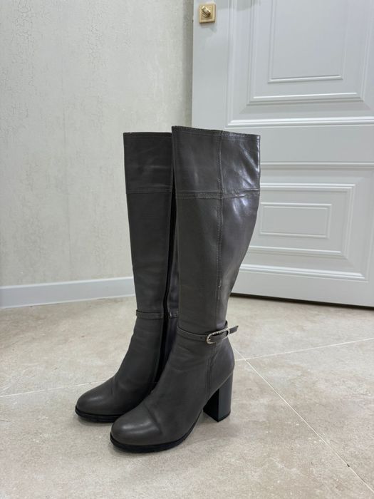 Супер сапоги, кожа гладкая