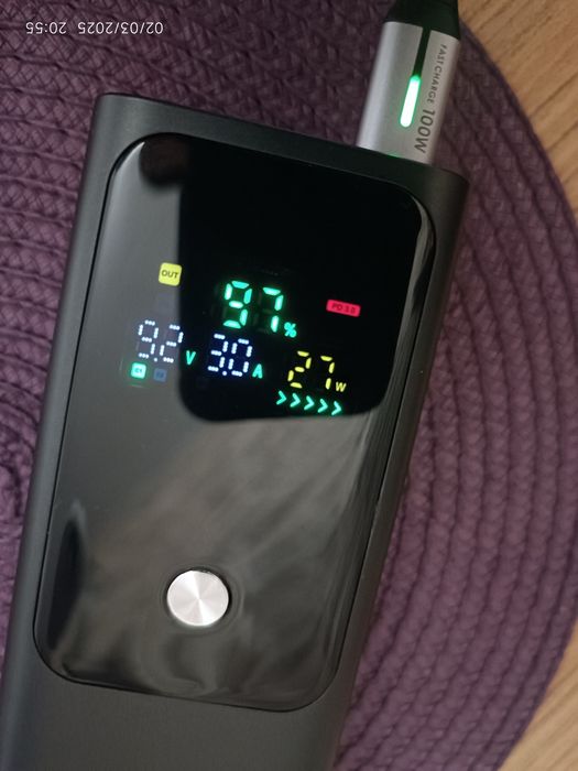 Baterie portabila PD 100W USB-C 20000 mAh pentru laptop telefon