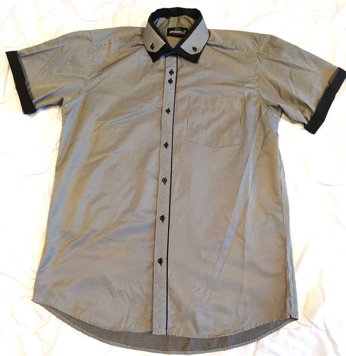 Мъжка риза с къс ръкав, размер М