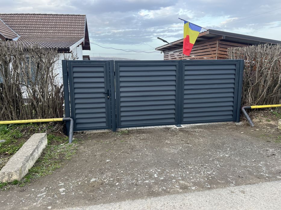 Porți metalice la comandă | Batante și culisante | Măsurători și montaj
