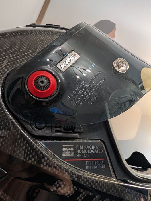 Casca moto full carbon MT Helmets KRE+ S marimea S (ECE 22.06 / FIM)